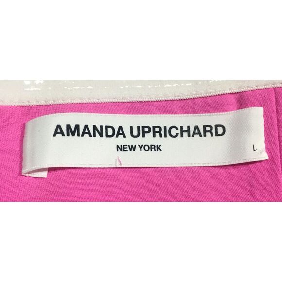 New Amanda Uprichard Victoria Off the Shoulder Midi Dress MSRP $255 Size Large - Picture 6 of 6